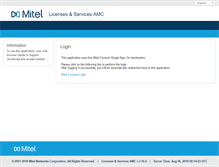 Tablet Screenshot of mitel-amc.com